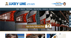 Desktop Screenshot of luckylineparts.com